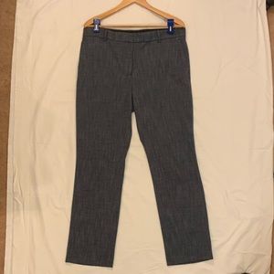 Blue Tweed-look Trouser